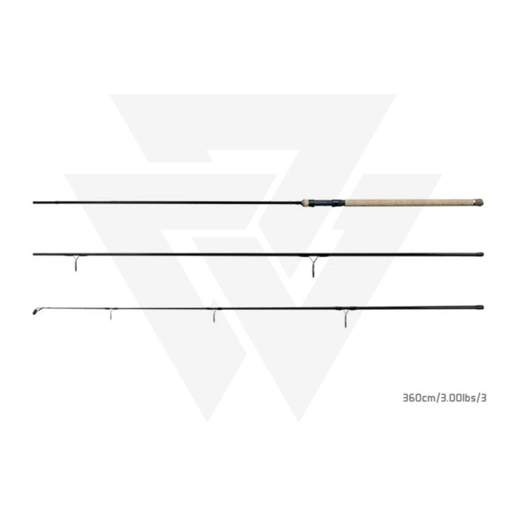Canna Da Carpa 8K CARP – 12 Piedi (360 Cm), 3.5 Lbs, Potenza Media, Per Pesca In Acqua Dolce