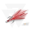 Kép 1/2 - Delphin B!RD Hook TRIPLE / 3db piros tollak