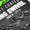 Kép 1/2 - Korda PTFE Ring Swivel 8 Nagykarikás Forgó