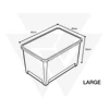 Kép 5/5 - Nash Tárolódoboz Bank Life Stacker Storage Boksz