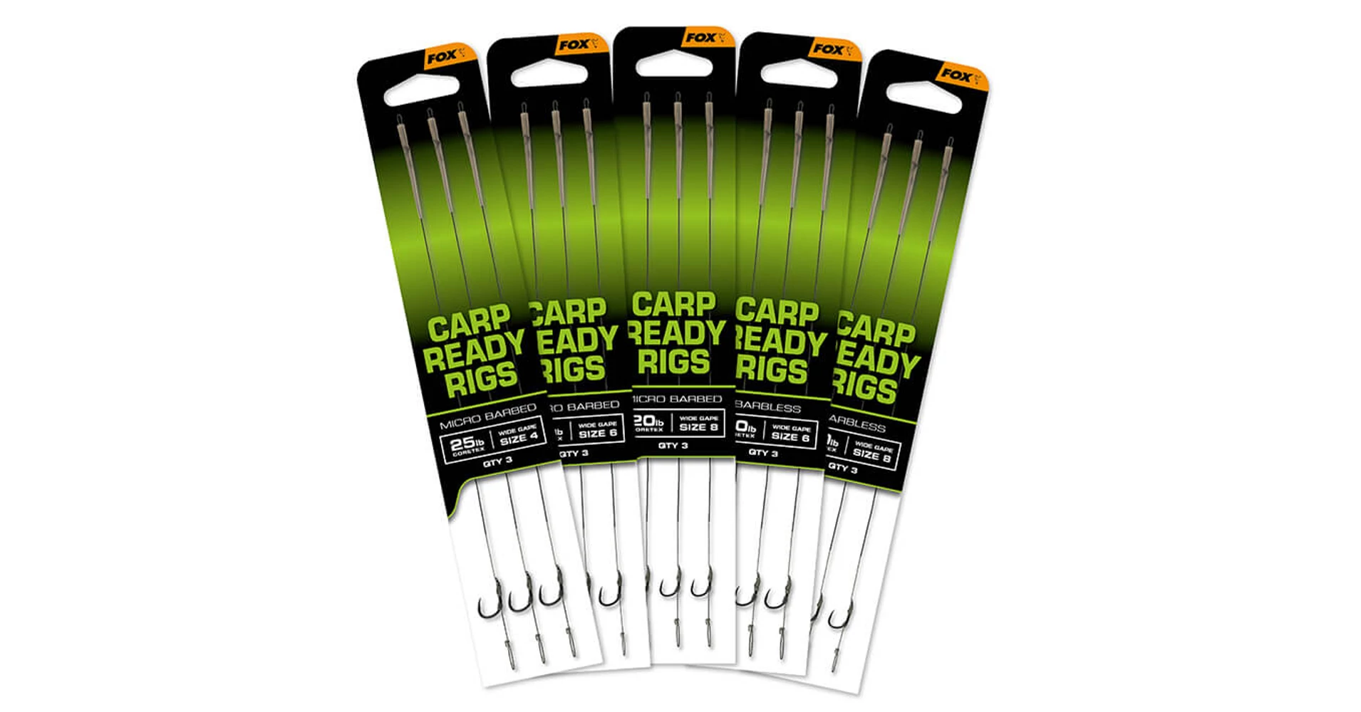 Fox Előkötött Előke Carp Ready Rigs Wide Gape Micro Barbed (3db)