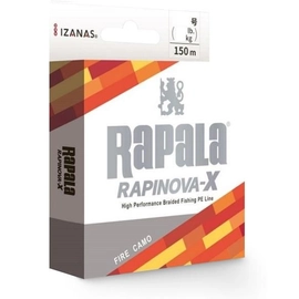 Rapala Fonott Zsinór Rapinova-X (Fire Camo) - 0,4mm