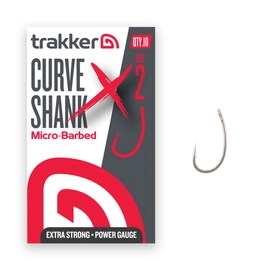 Trakker Horog Szakállas Hook Curve Shank XS Hooks Size 4