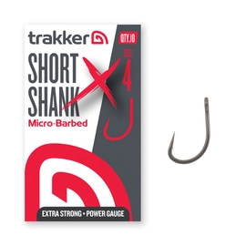 Trakker Horog Szakállas Hook Short Shank XS Hooks Size 4