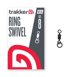 Trakker Nagykarikás Forgó Tackle Ring Swivel Size 8