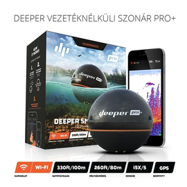 Deeper Smart PRO+ Okos Halradar (Wifi+GPS)