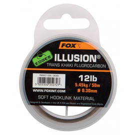 FOX Edges Illusion Soft  Hooklink Fluorocarbon előkezsinór