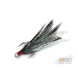 Delphin B!RD Hook TRIPLE / 3db fekete tollak