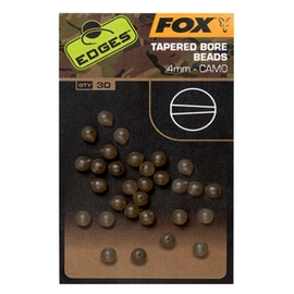 FOX Gumigyöngy Edges Camo Tapered Bore Beads - 4mm