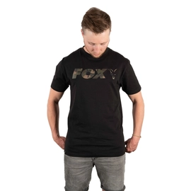 FOX Black/Camo Print T-Shirt Póló