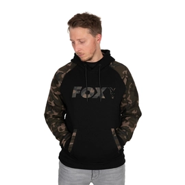 Fox Kapucnis Pulóver Black/Camo Raglan Hoodie