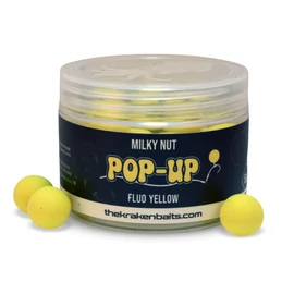 The Kraken Baits Milky Nut Fluo Yellow Pop-Ups