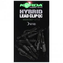 Korda QC Hybrid Lead Clip Speciális Ólomklipsz (Weed / Silt)
