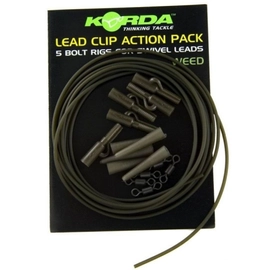 Korda Lead Clip Action Pack Weed Gumbancgátlós Ólomklipsz Szett
