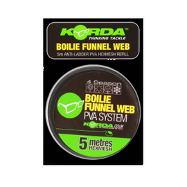 Korda Boilie Funnel Web Hexmesh Refill PVA Háló Utántöltő (5m)