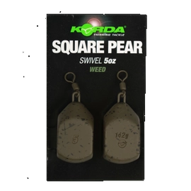 Korda Square Pear Swivel Blister Ólom (2db)