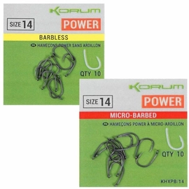 Korum Xpert Power Micro Barbed Hooks