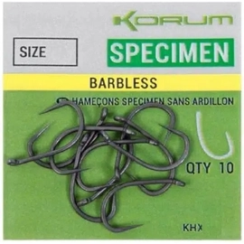 Korum Xpert Specimen Barbless Hooks