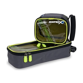 Matrix Pro M Clear Top Lime Lining Accessory Bag Táska