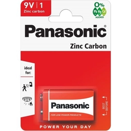 Panasonic Red Zinc 9V Tartós Elem
