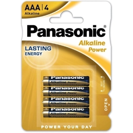 Panasonic Alkaline Power AAA Mikro 1.5V Tartós Elem (4db)
