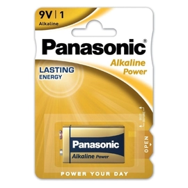 Panasonic Alkaline Power 9V blokk alkáli/tartós elemcsomag