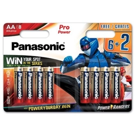 Panasonic Pro Power AA LR6PPG/8BW 6+2 alkáli elemcsomag