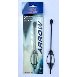 Top Mix Arrow Hárombordás Method Feeder Kosár - 65g