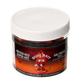 Dudi Baits Kikönnyített Horogcsali Hook Boilies "Mister Red" Halfness Spicy (100g)