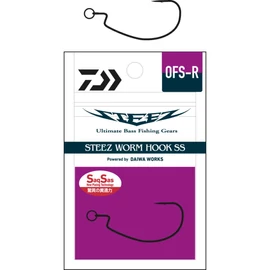 Daiwa Szakállas Horog Steez Worm Hook SS OFT-RING