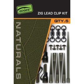 Fox Edges Ólomklipsz Készlet Naturals Zig Lead Clip Kit (5db)
