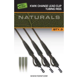 Fox Edges Ólomklipsz Szett Kwik Change lead clip Tubing Rigs (3db)