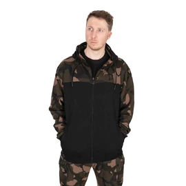 Fox Pulóver LW BLack / Camo Split Zip Hoody