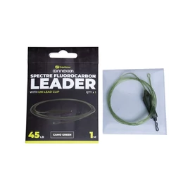 Ridgemonkey Fluorocarbon Bojlis Szerelék Spectre Uni Lead Clip Leader