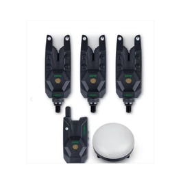 Sonik Elektromos Kapásjelző Szett Herox Bite Alarm Set - 3+1+Sátorlámpa (R,G,B)