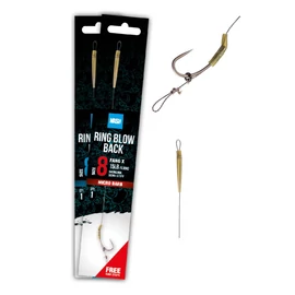 Nash Előkötött Horog Ring Blow Back Rig (Micro Barb)