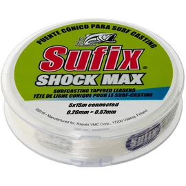 Sufix Shock Max Tapered Line Clear Monofil Dobóelőke (vastagodó) 0,35/0,57mm