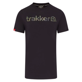 Trakker Póló CR Logo T-shirt Black Camo