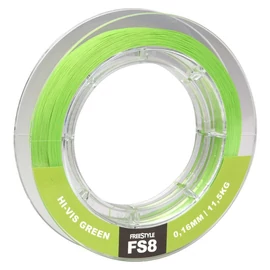 Freestyle Fonott Zsinór FS8 Braid Hi-Vis Chartreuse (125m)