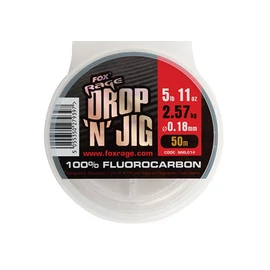 FOX Rage Drop & Jig Előkötött Flurocarbon (50m)