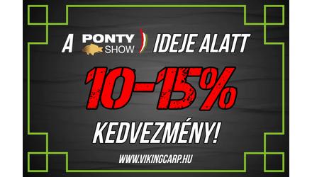 A PONTYSHOW ideje alatt -10-15% kedvezmény minden termékre!