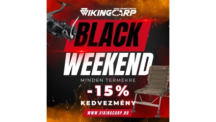 BLACK WEEKEND 15% kedvezménnyel a webáruházban!