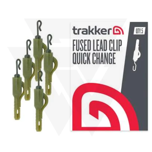 Trakker Ólomklipsz Gyorskapoccsal Tackle Fused Lead Clip Quick Change