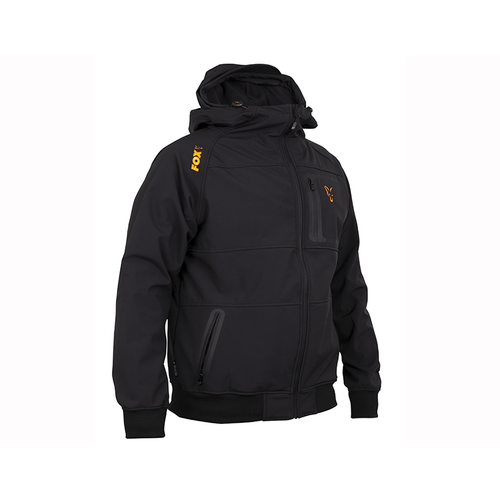Orange Shell Hoodie Softshell 