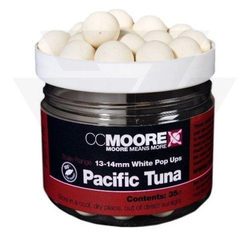 CC Moore Pacific Tuna White Popup 13/14mm