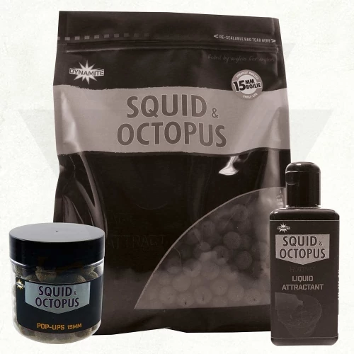 Dynamite Baits Squid & Octopus Foodbait Pop-Ups Lebegő Bojli