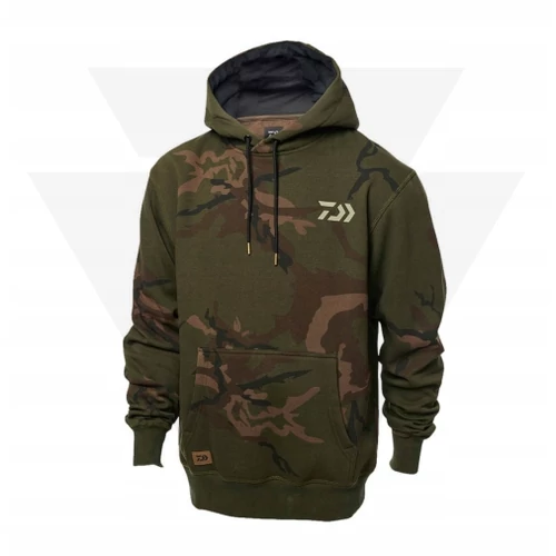 Daiwa Kapucnis Pulóver Carp Camo Hoodie