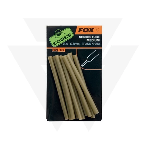 FOX Zsugorcső Edges Shrink Tube Khaki - M (2,4 - 0,8mm)