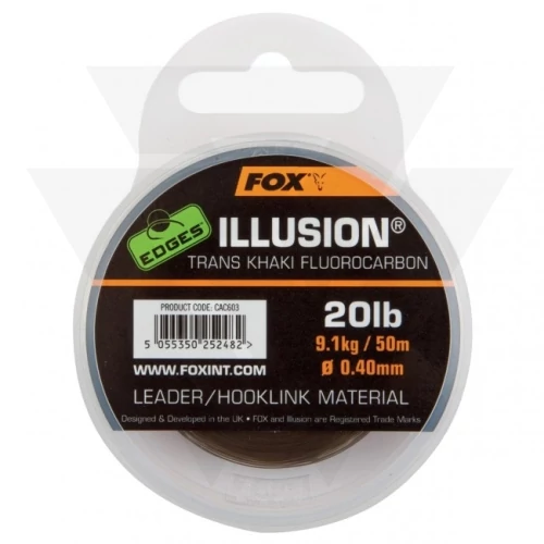 FOX Edges Illusion Flurocarbon Leader Előkezsinór