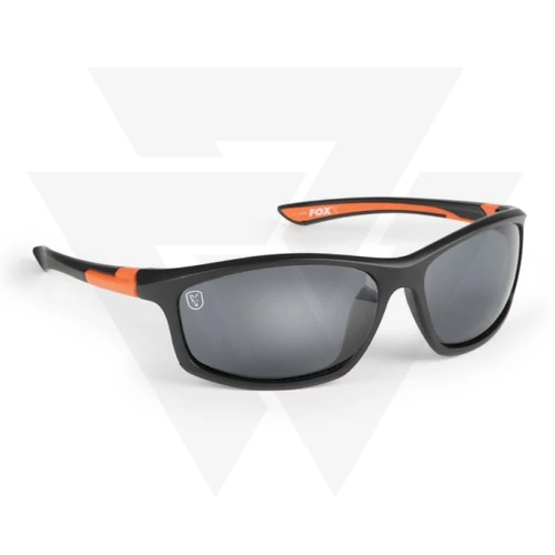 Fox Black & Orange Sunglasses Grey Lens Polarizált Napszemüveg